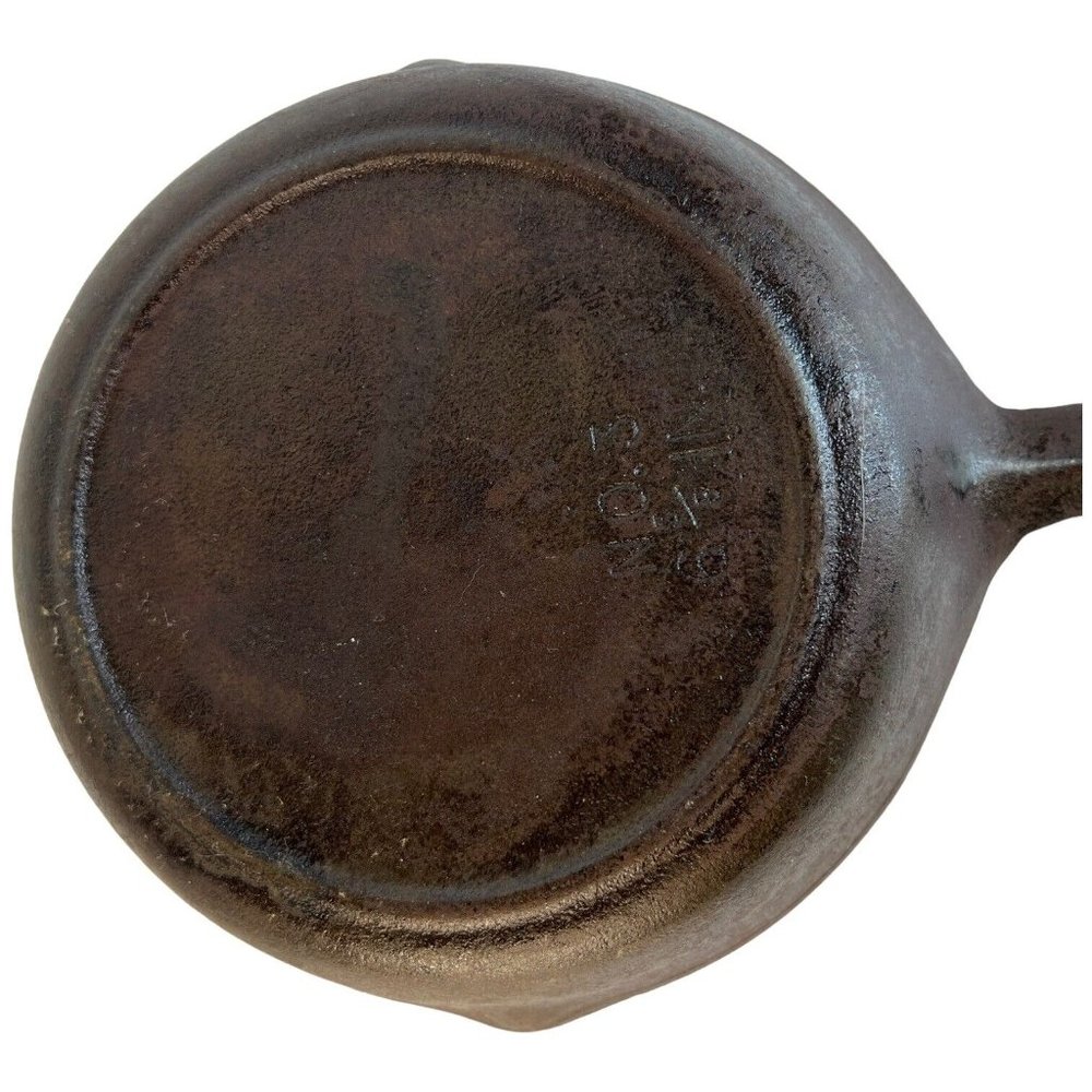 Vintage No 3 Cast Iron Skillet Stove Range With Smoke Ring 6 5/8 Inch BSR ? - Picture 8 of 11